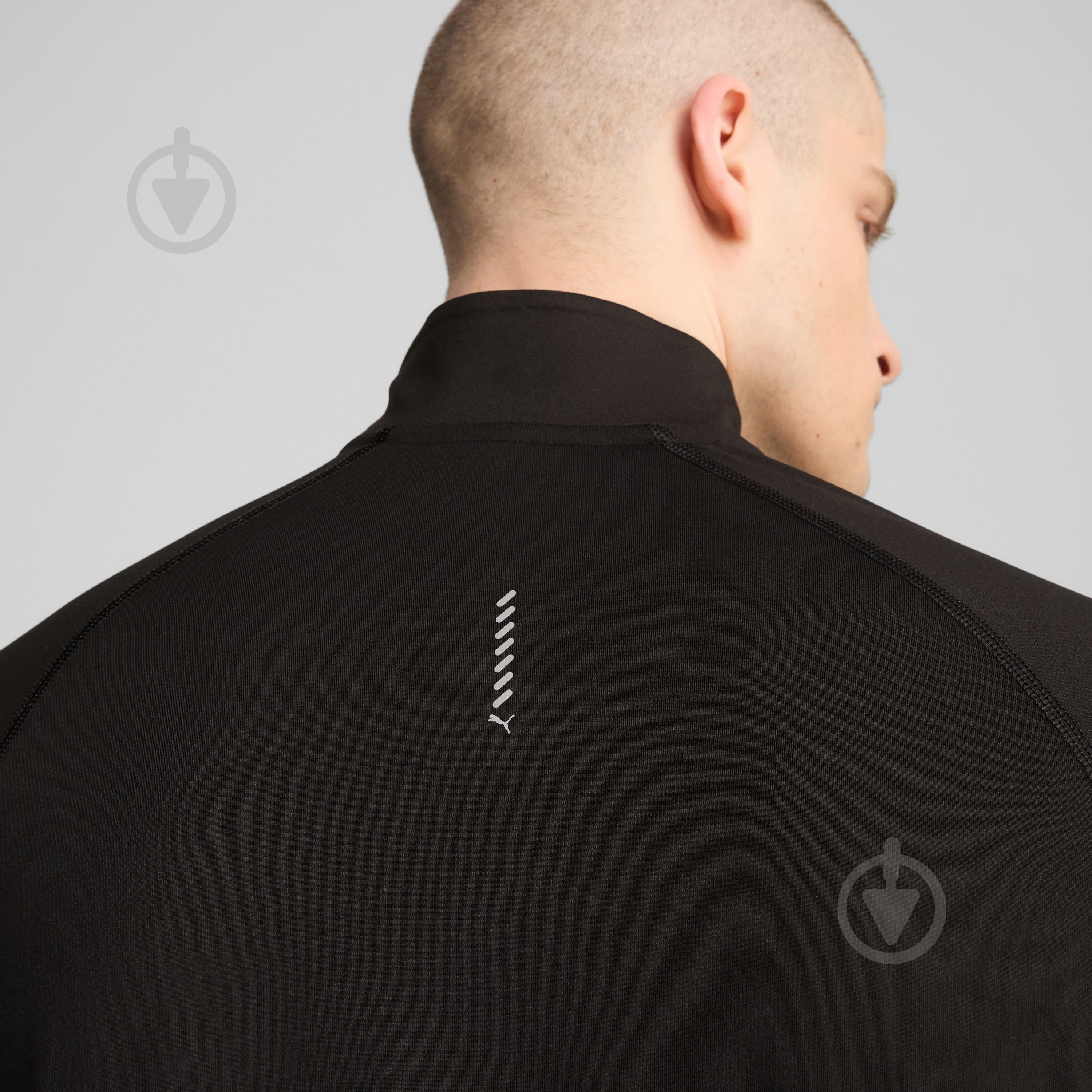 Джемпер Puma M RUN VELOCITY CLOUDSPUN 1/4 ZIP 52662701 р.XL чорний - фото 4