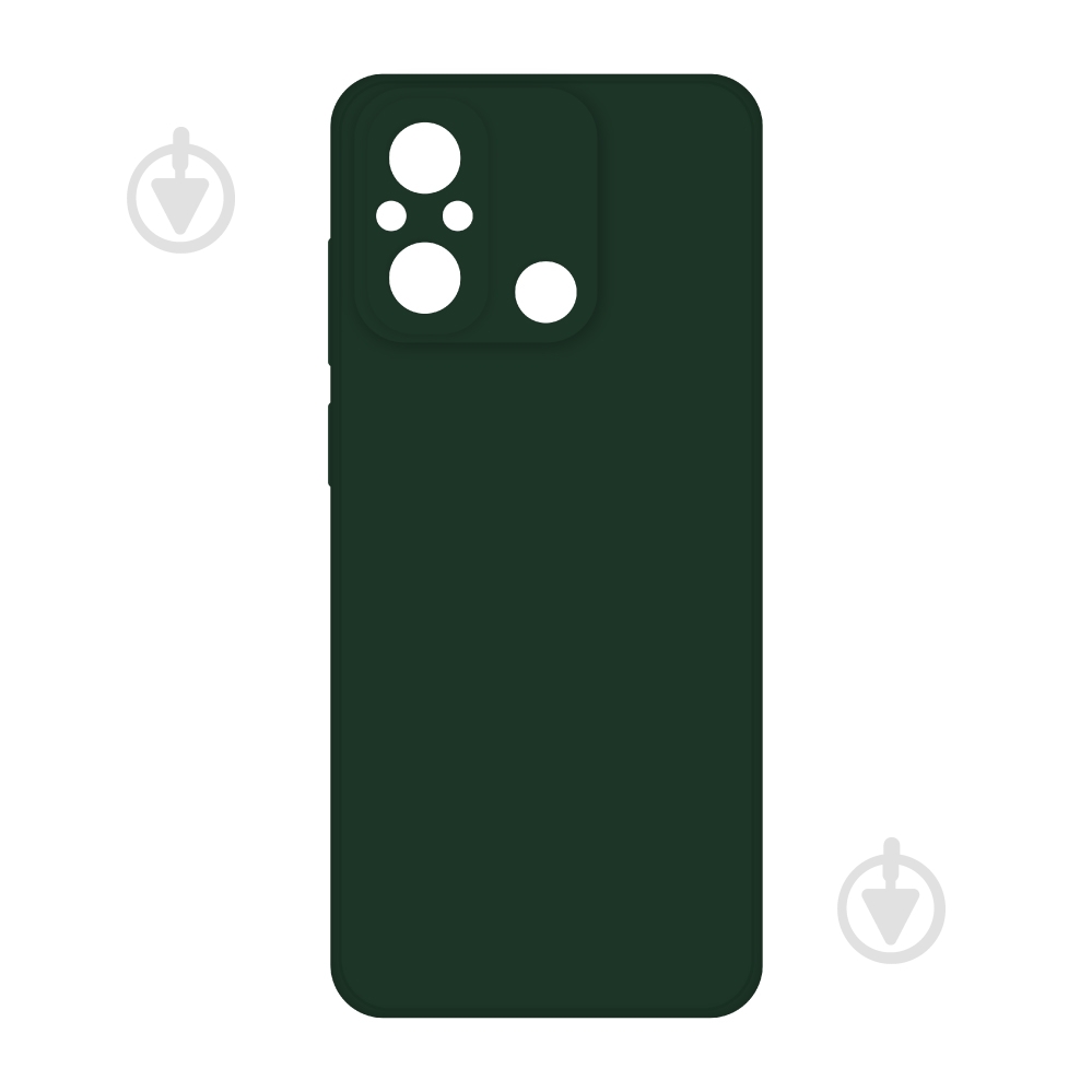 Чехол Intaleo SoftShell темно-зеленый для Xiaomi Redmi 12C - фото 1