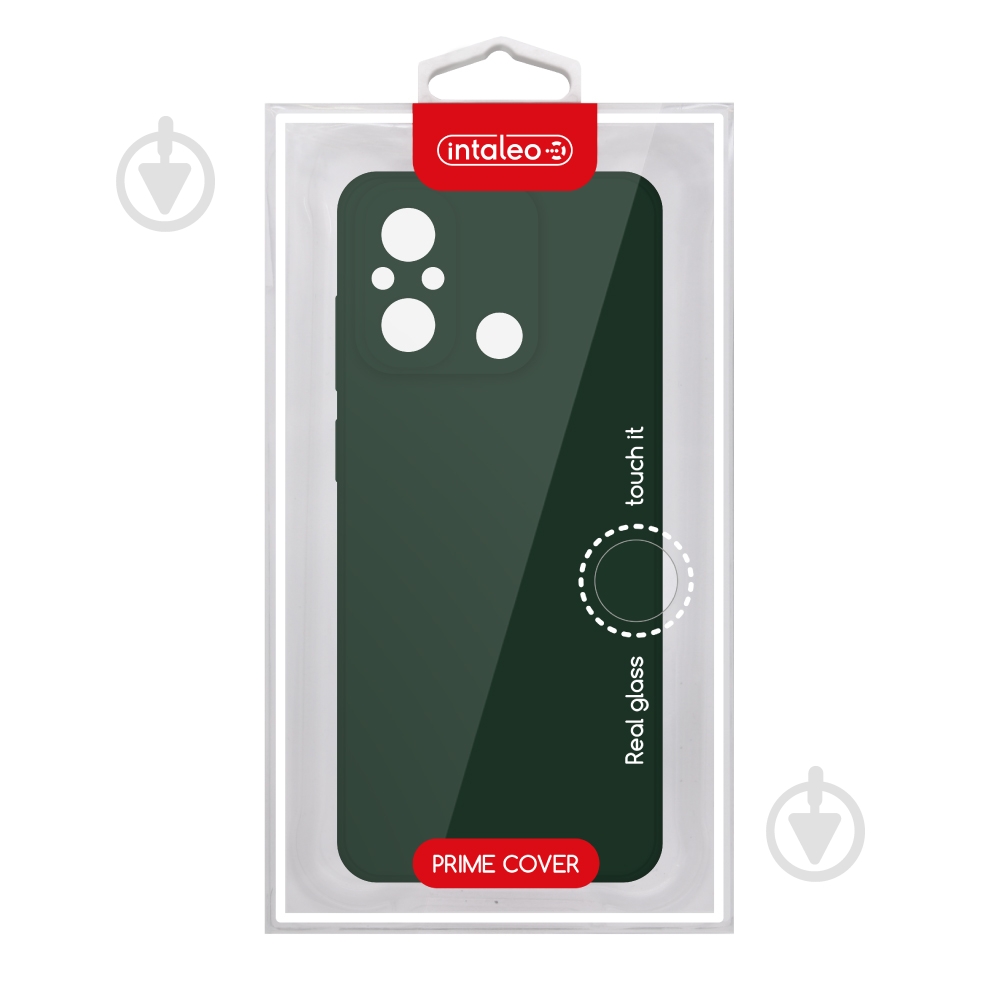 Чехол Intaleo SoftShell темно-зеленый для Xiaomi Redmi 12C - фото 2