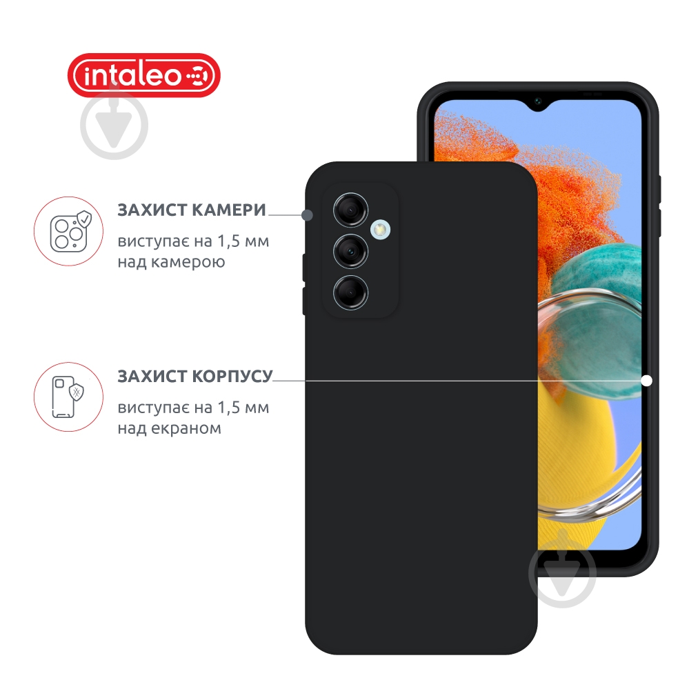 Чехол Intaleo SoftShell для Samsung Galaxy M14 5G черный - фото 3