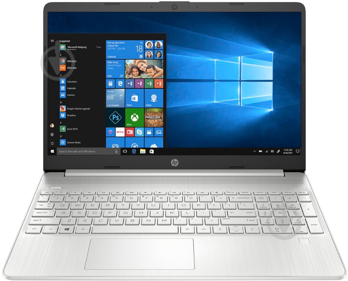 Ноутбук HP Notebook 15s-eq0023ur 15,6 (9PY23EA) silver - фото 2 Ноутбук HP Notebook 15s-eq0023ur 15,6 (9PY23EA) silver - фото 2