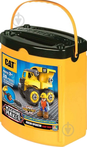 Конструктор Toy State Самоскид Machine Maker CAT 80901 - фото 2 Конструктор Toy State Самоскид Machine Maker CAT 80901 - фото 2