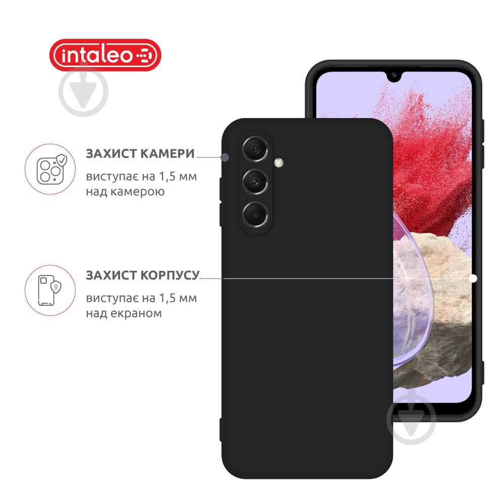 Чехол Intaleo SoftShell для Samsung Galaxy M34 5G черный - фото 3