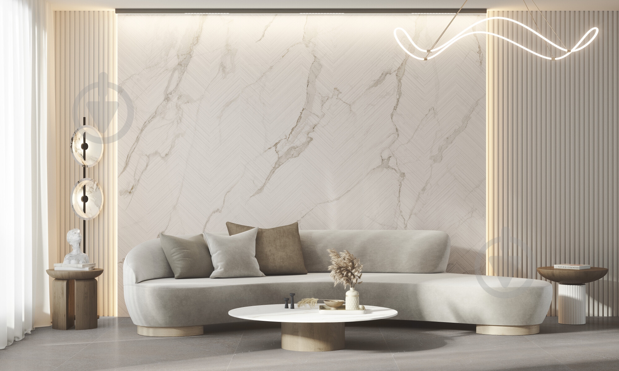 Плитка PERONDA Lumiere White Decor St R 100x275 см - фото 6 Плитка PERONDA Lumiere White Decor St R 100x275 см - фото 6