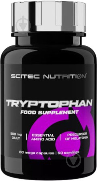 Аминокислота Scitec Nutrition Tryptophan без вкуса 500 мг 60 капс. 60 порц. - фото 1