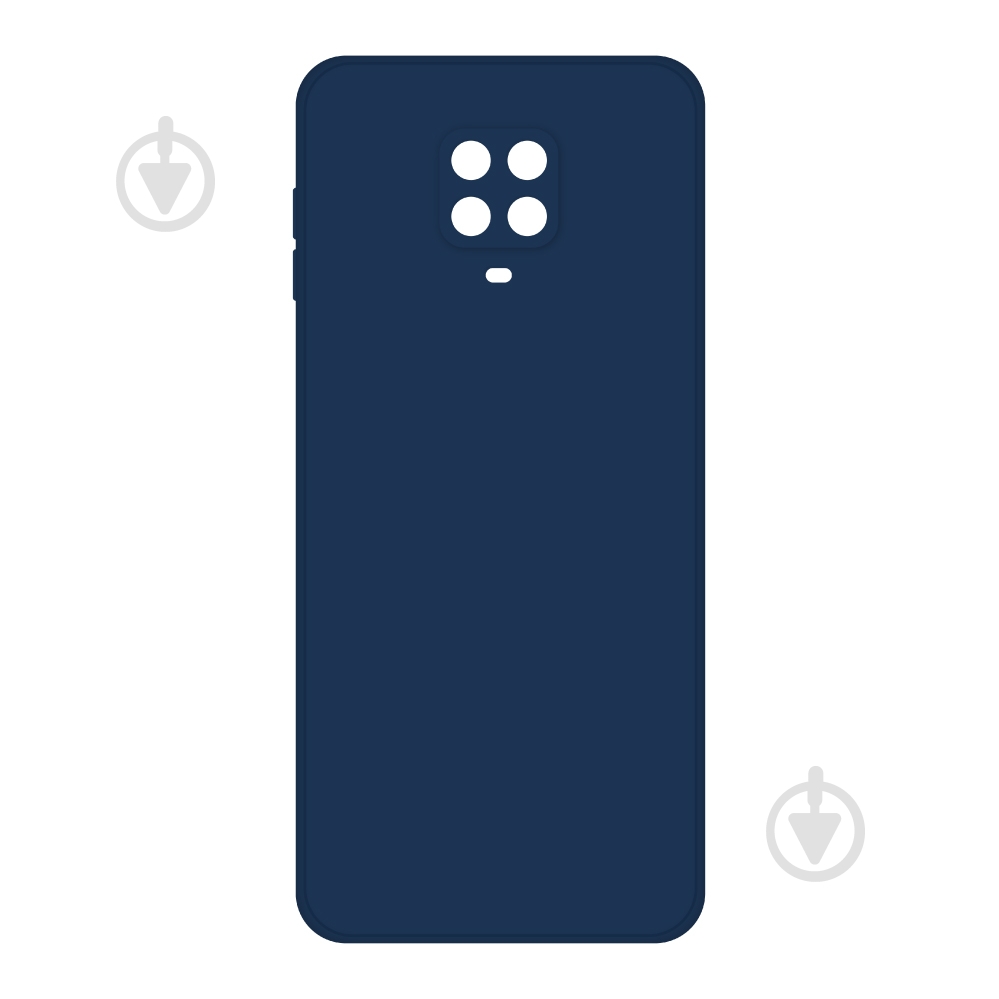 Чехол Intaleo SoftShell голубой для Xiaomi Redmi Note 9S - фото 1