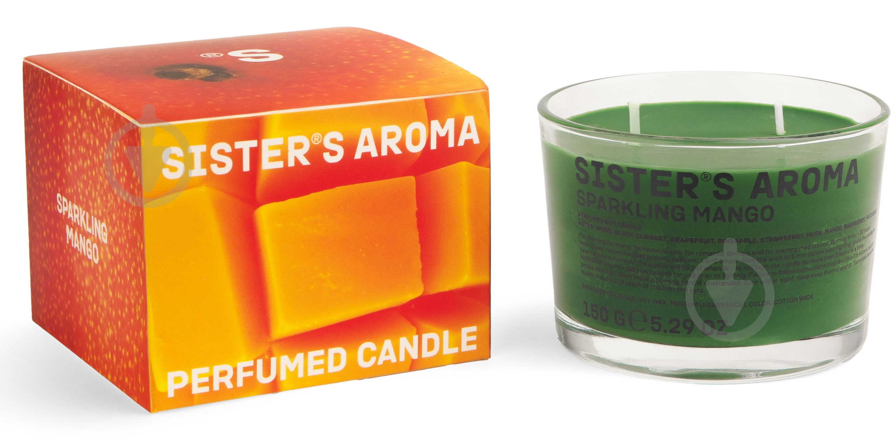 Свеча ароматическая Sister's Aroma Sparkling Mango - фото 1
