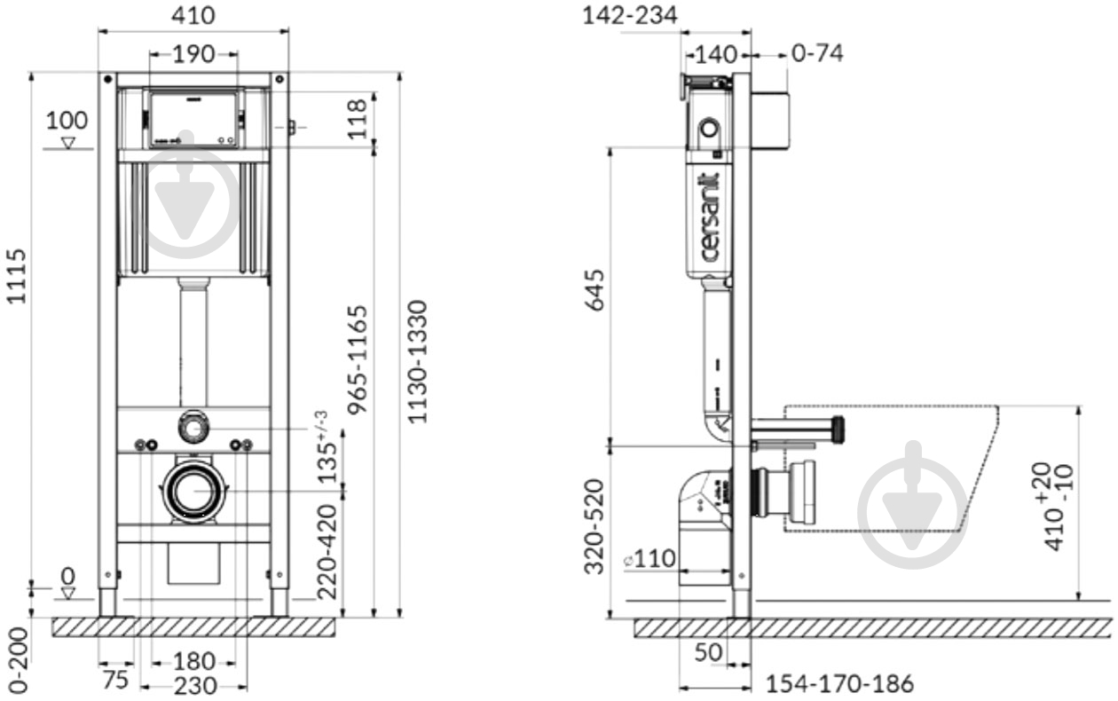 Система інсталяції Cersanit System 21 Mech QF box - фото 3 Система інсталяції Cersanit System 21 Mech QF box - фото 3