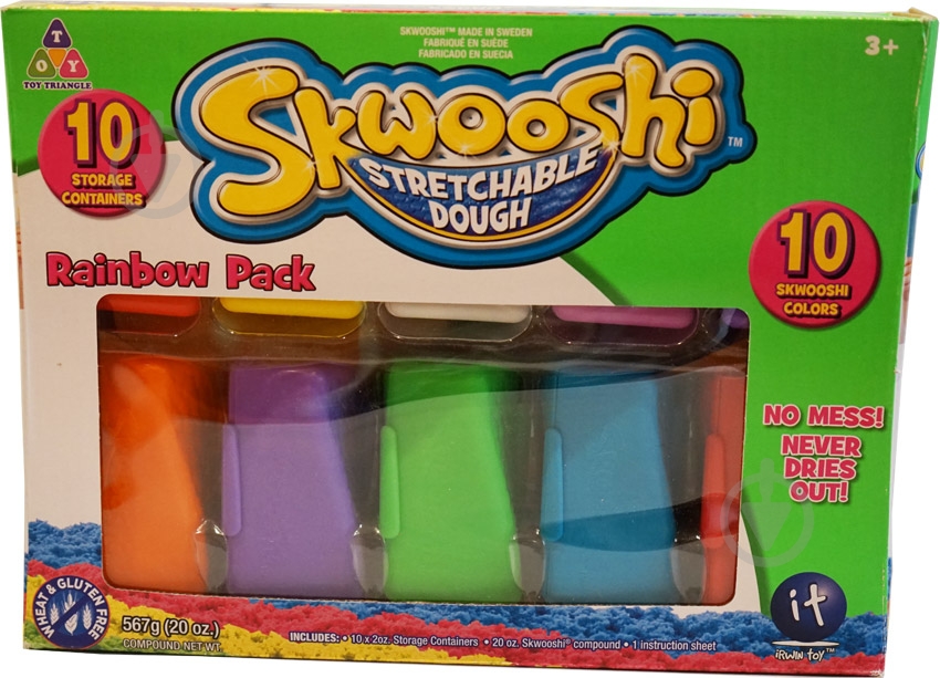 Набір для ліплення Irwin Toy Skwooshi Веселка 30012 - фото 1
