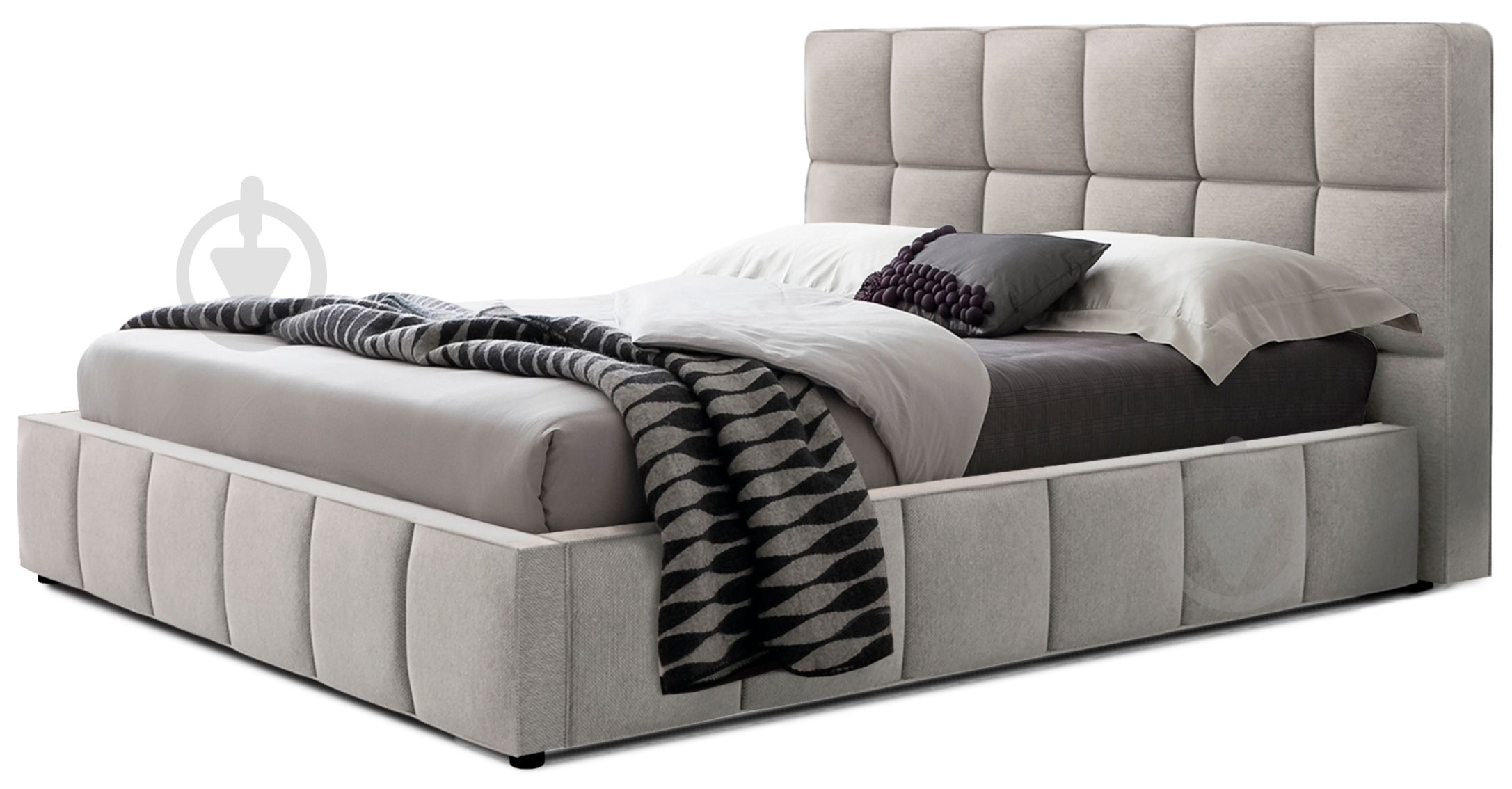 Кровать Green Sofa ТЕХАС-1 Лагуна 40 140x200 см - фото 1