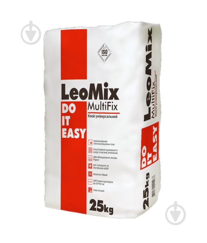 Клей універсальний LeoMix MultiFix 25 кг - фото 1 Клей універсальний LeoMix MultiFix 25 кг - фото 1