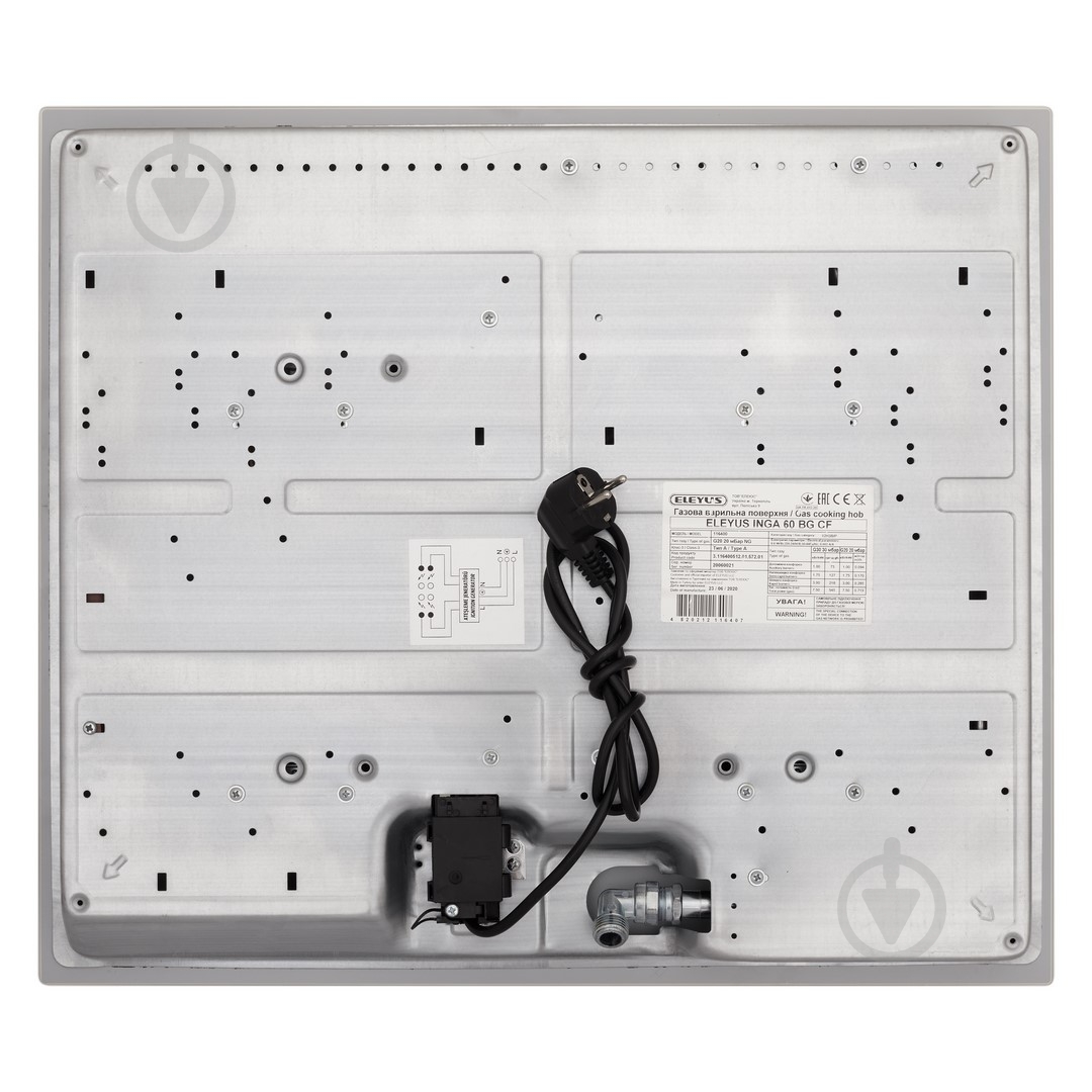 Варочная поверхность газовая Eleyus INGA 60 BG CF - фото 10