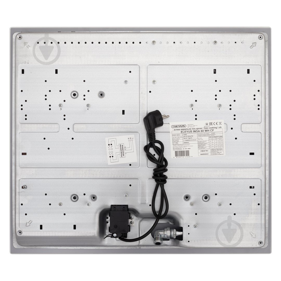 Варочная поверхность газовая Eleyus INGA 60 WH CF - фото 10 Варочная поверхность газовая Eleyus INGA 60 WH CF - фото 10