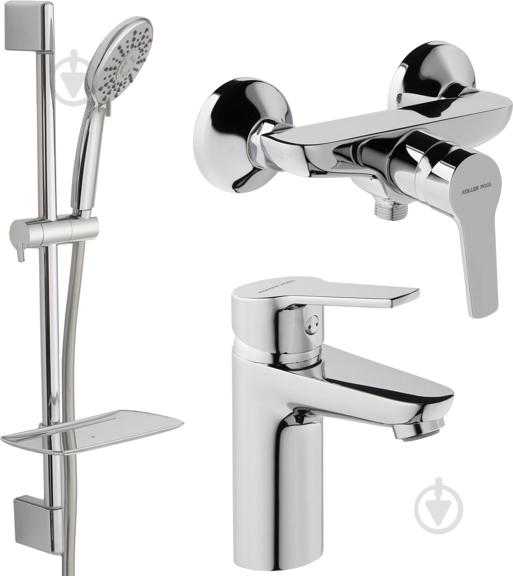 Набір змішувачів Koller Pool Kvadro KR0200+KR0450+KR020 - фото 1