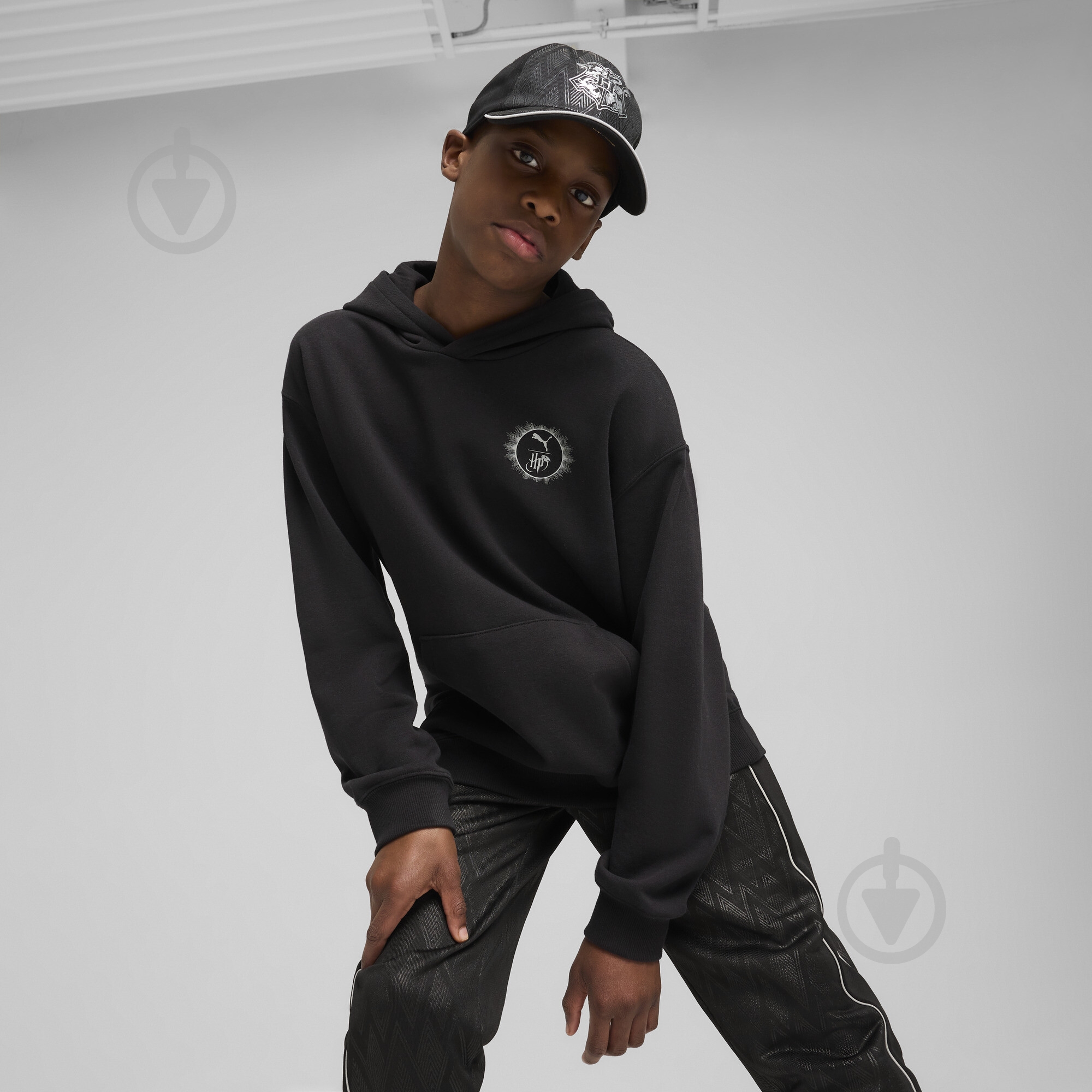 Кепка Puma x HARRY POTTER Dad Cap Jr 02612201 OSFY чорний - фото 4