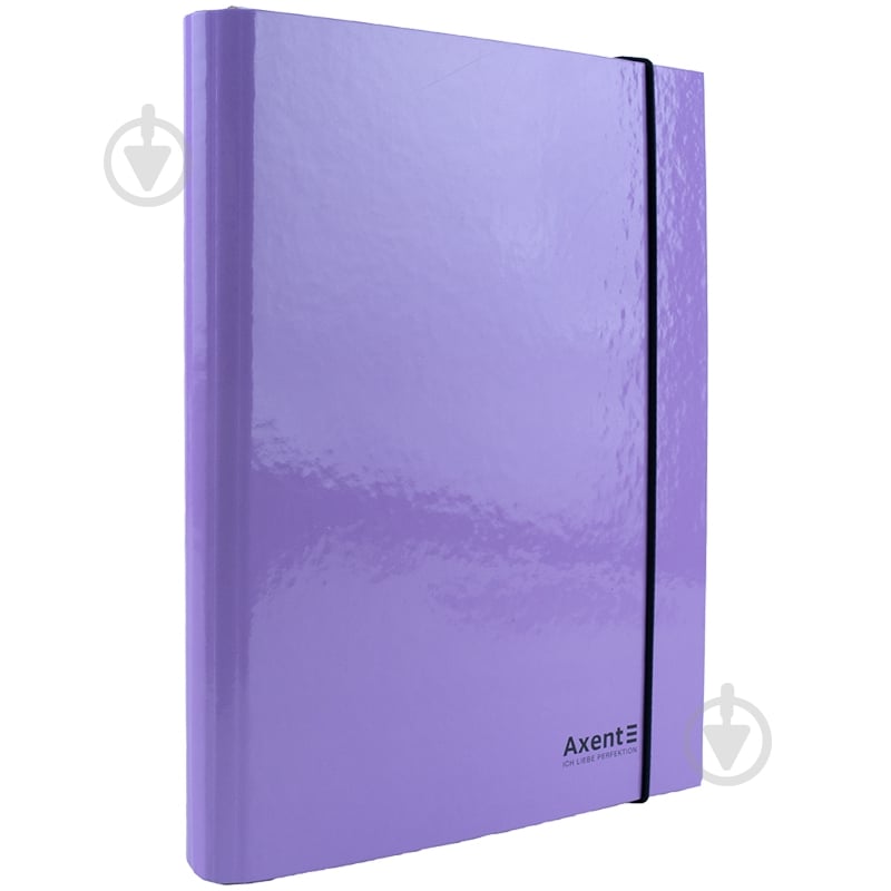 Папка на резинке А4 Pastelini сиреневая Axent 1213-36-A - фото 1 Папка на резинке А4 Pastelini сиреневая Axent 1213-36-A - фото 1