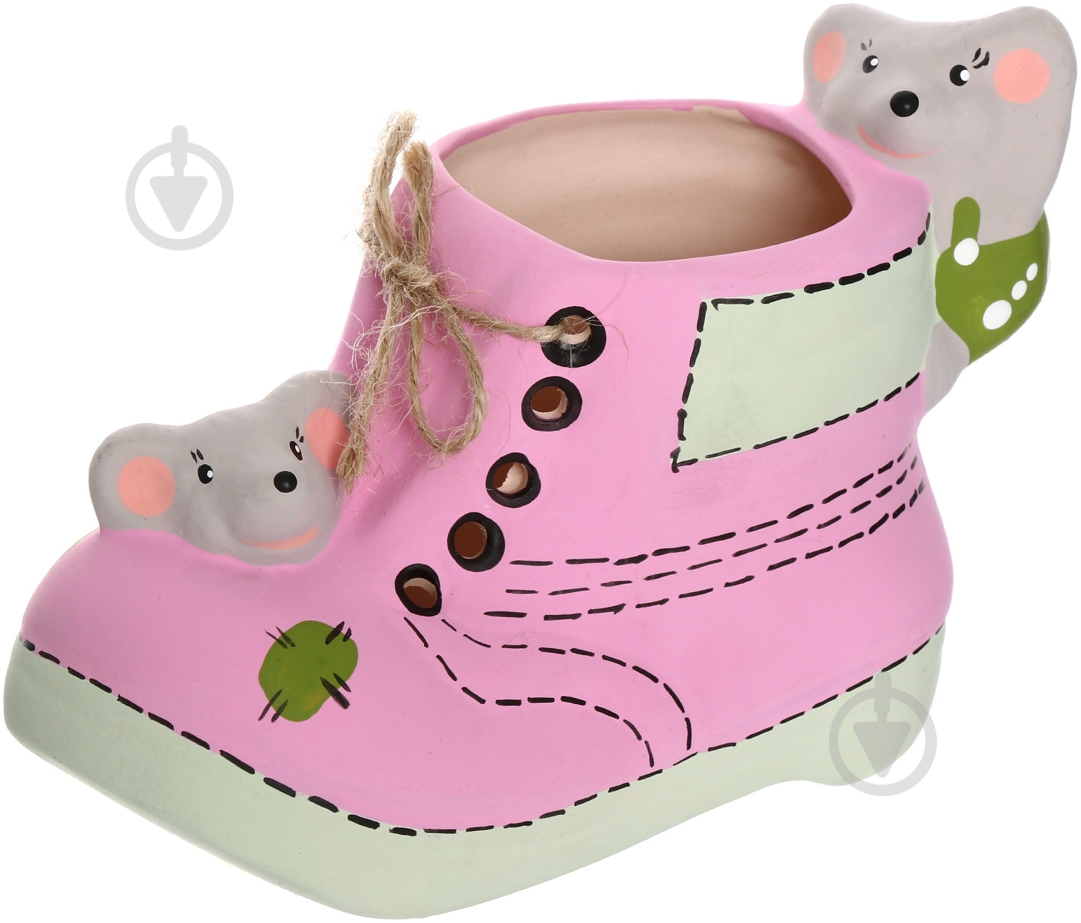 Скульптура Черевик фігурний рожевий - фото 1