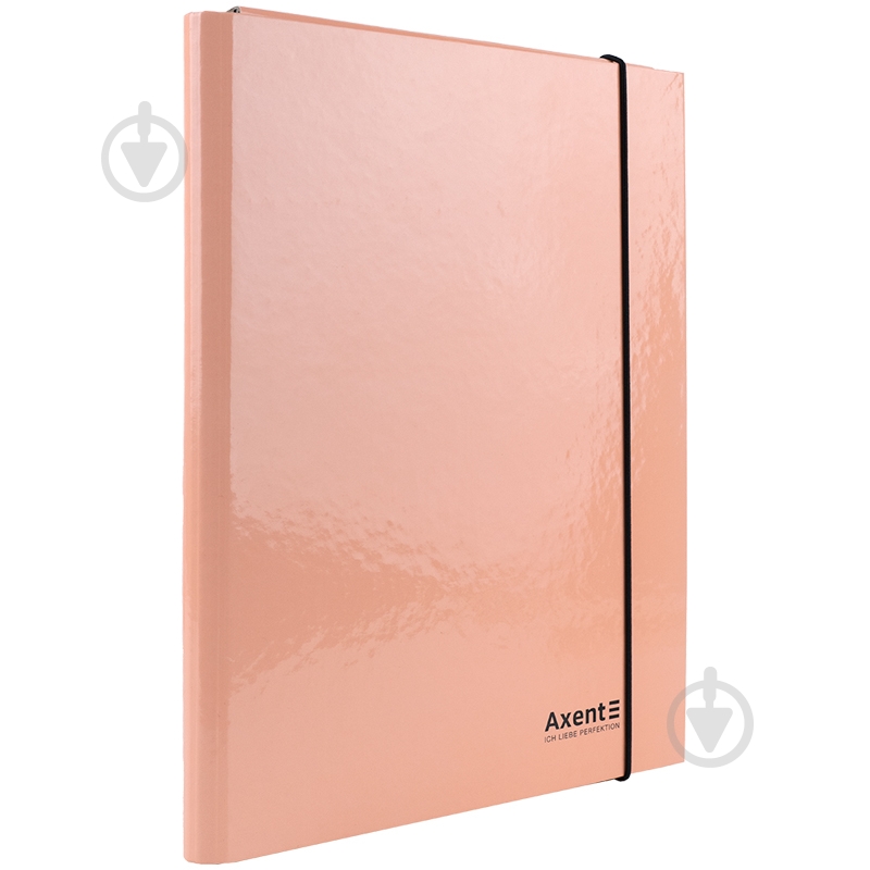 Папка на резинке А4 Pastelini персиковая Axent 1213-42-A - фото 1