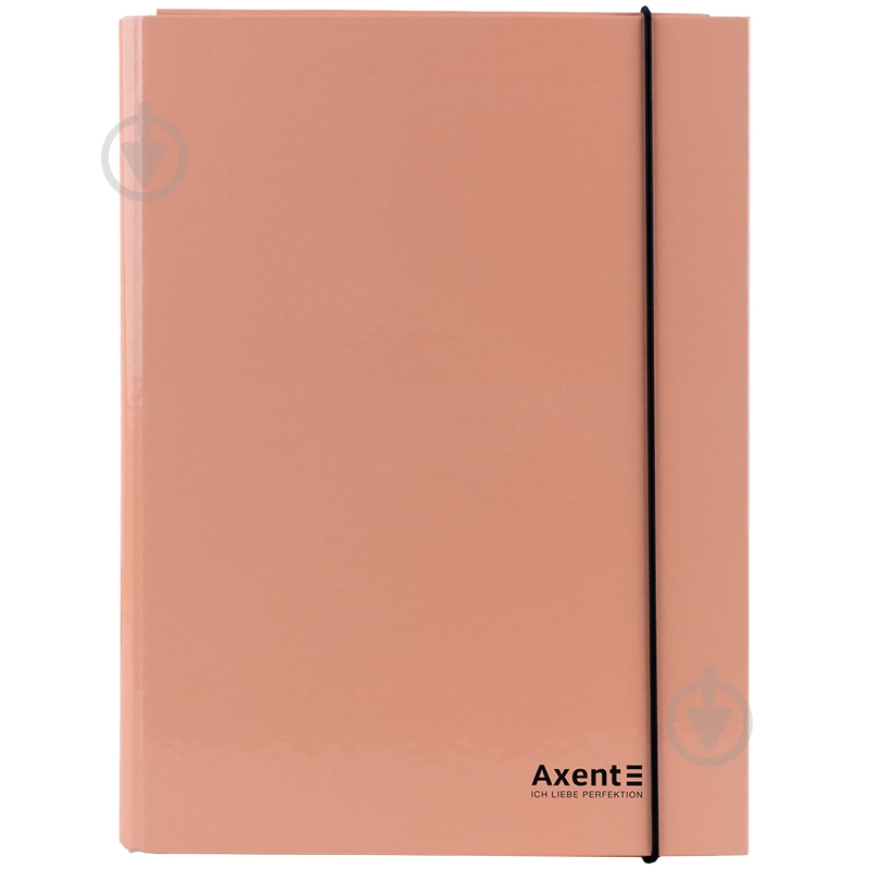 Папка на резинке А4 Pastelini персиковая Axent 1213-42-A - фото 2