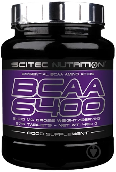 Амінокислота Scitec Nutrition Scitec Nutrition без смаку 6400 мг 375 капс. 75 порц. - фото 1