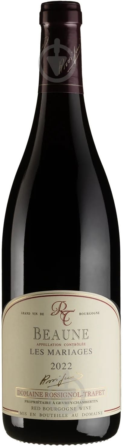Вино Domaine Rossignol Trapet Beaune Les Mariages 2022 0,75 л - фото 1 Вино Domaine Rossignol Trapet Beaune Les Mariages 2022 0,75 л - фото 1