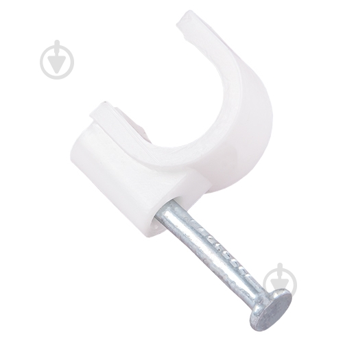 Скоба для круглого кабеля snapt 7 мм 100 шт. белый - фото 1 Скоба для круглого кабеля snapt 7 мм 100 шт. белый - фото 1