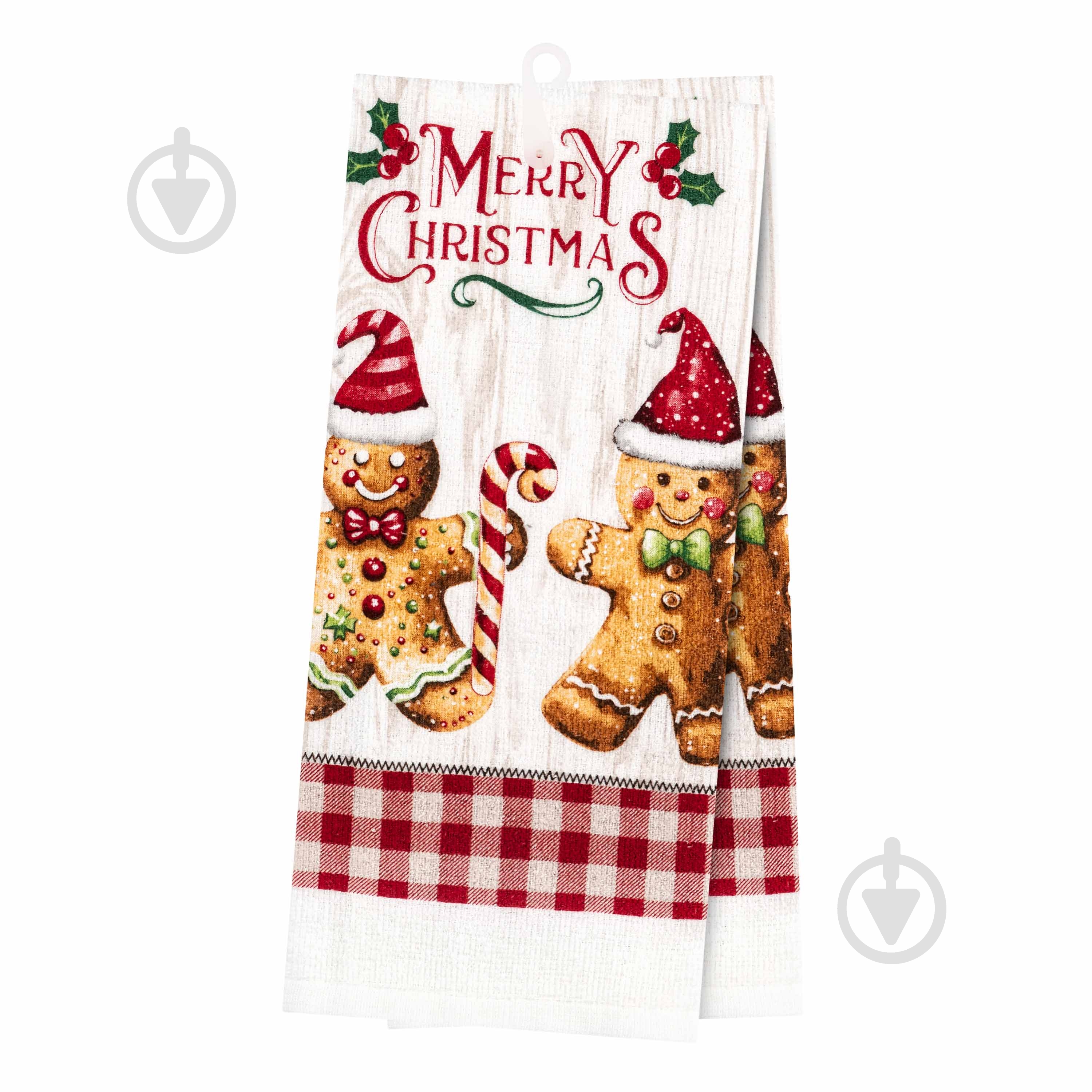 Набор полотенец кухонных Christmas Gingerbread 38x63 см Ardesto красный - фото 2 Набор полотенец кухонных Christmas Gingerbread 38x63 см Ardesto красный - фото 2