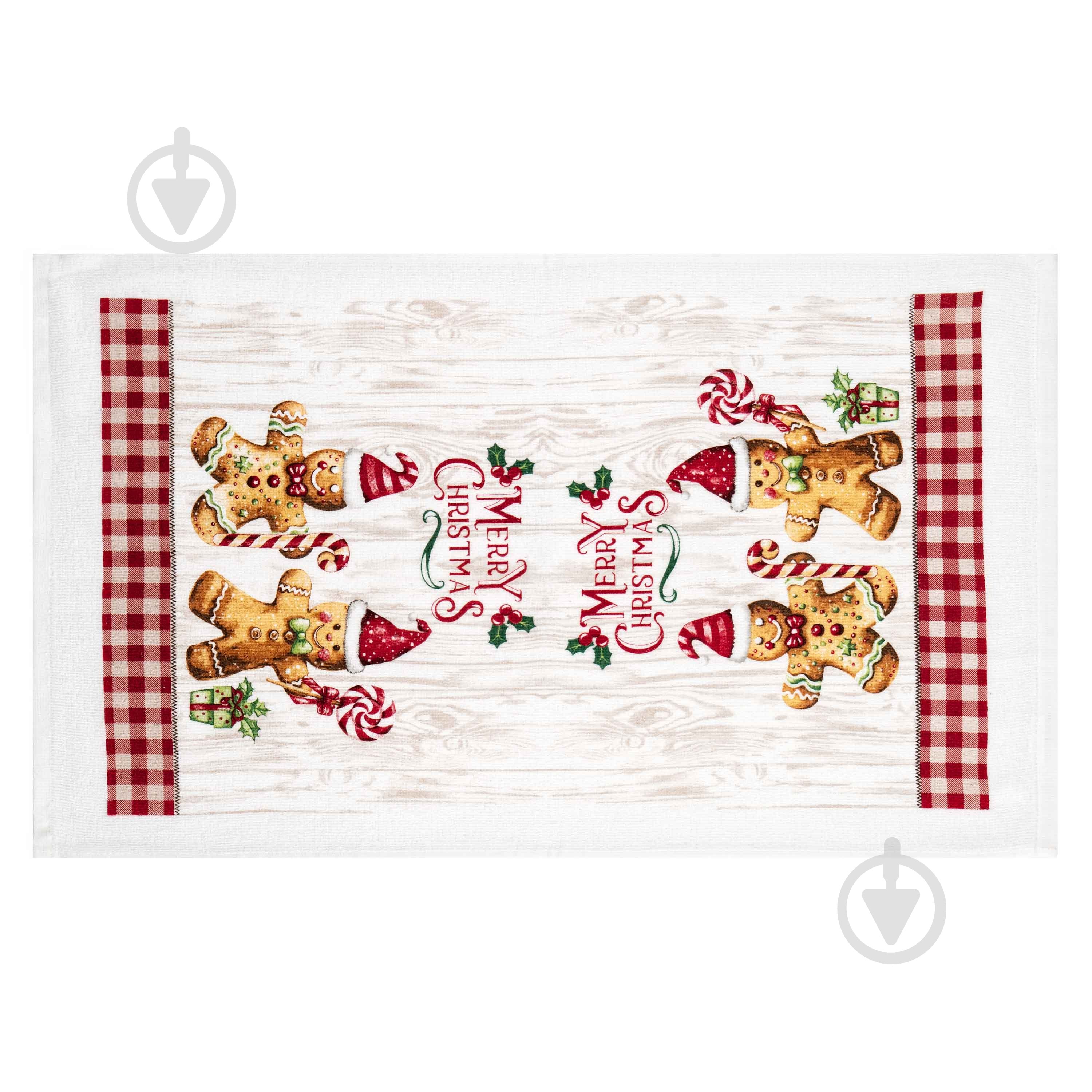 Набор полотенец кухонных Christmas Gingerbread 38x63 см Ardesto красный - фото 4 Набор полотенец кухонных Christmas Gingerbread 38x63 см Ardesto красный - фото 4