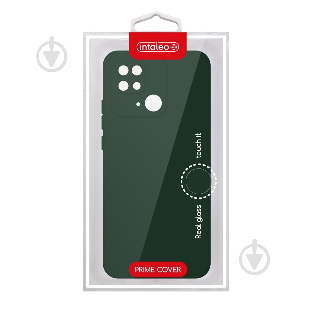 Чехол Intaleo SoftShell темно-зеленый для Xiaomi Redmi 10C - фото 2