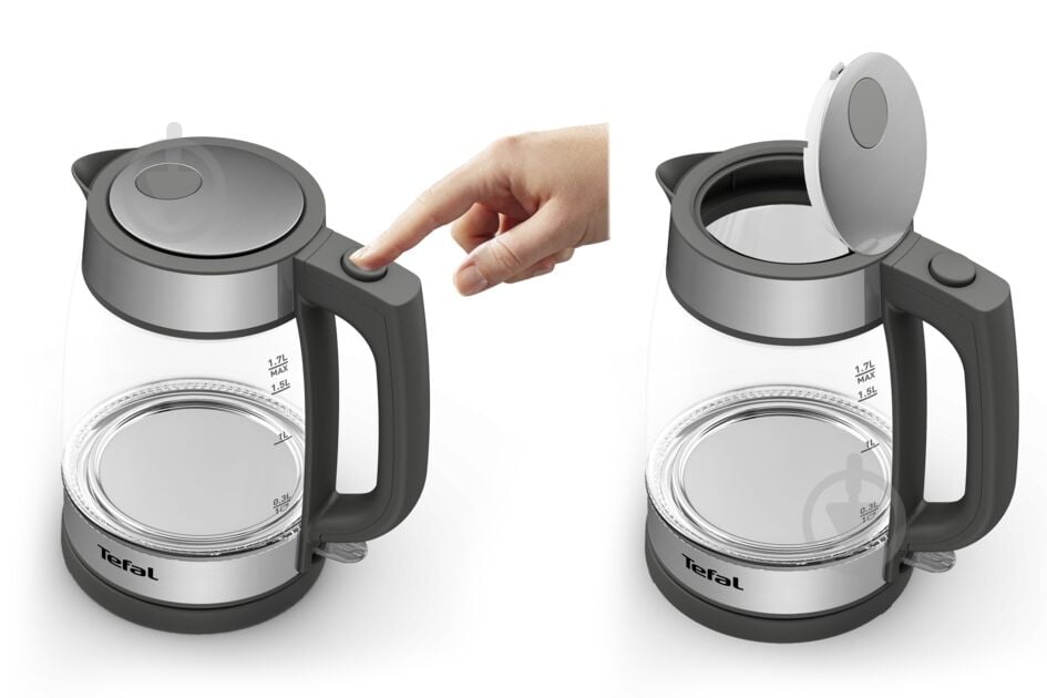 ВІТРИНА! Електрочайник Tefal Glass KI740B30 - фото 17