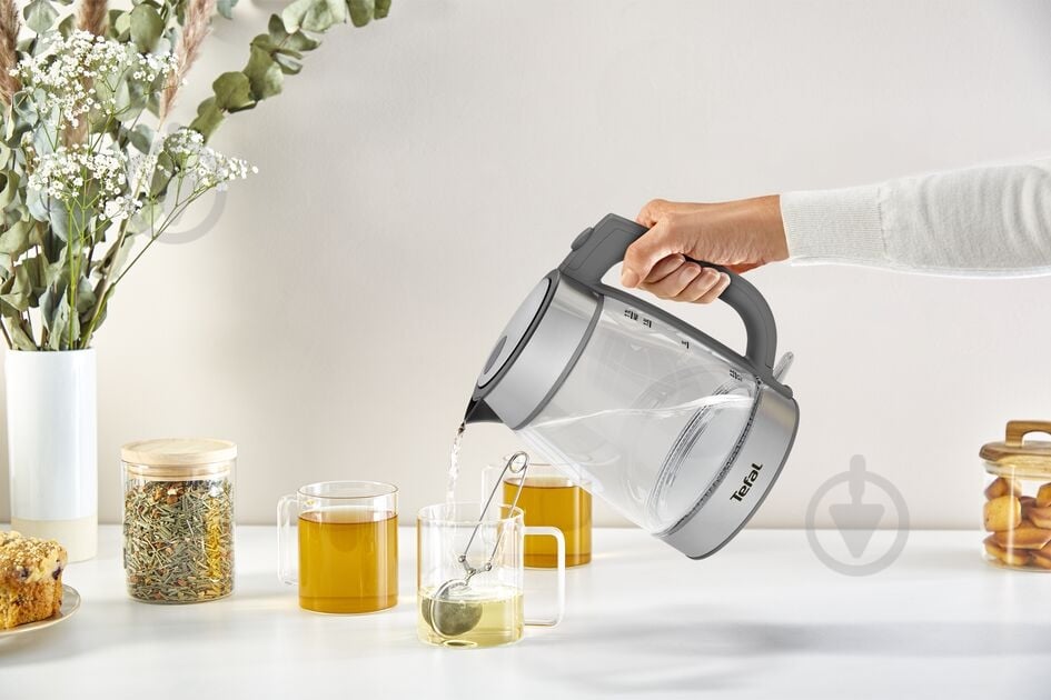 ВІТРИНА! Електрочайник Tefal Glass KI740B30 - фото 20
