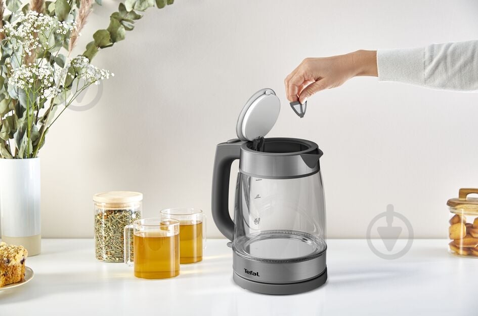 ВІТРИНА! Електрочайник Tefal Glass KI740B30 - фото 21