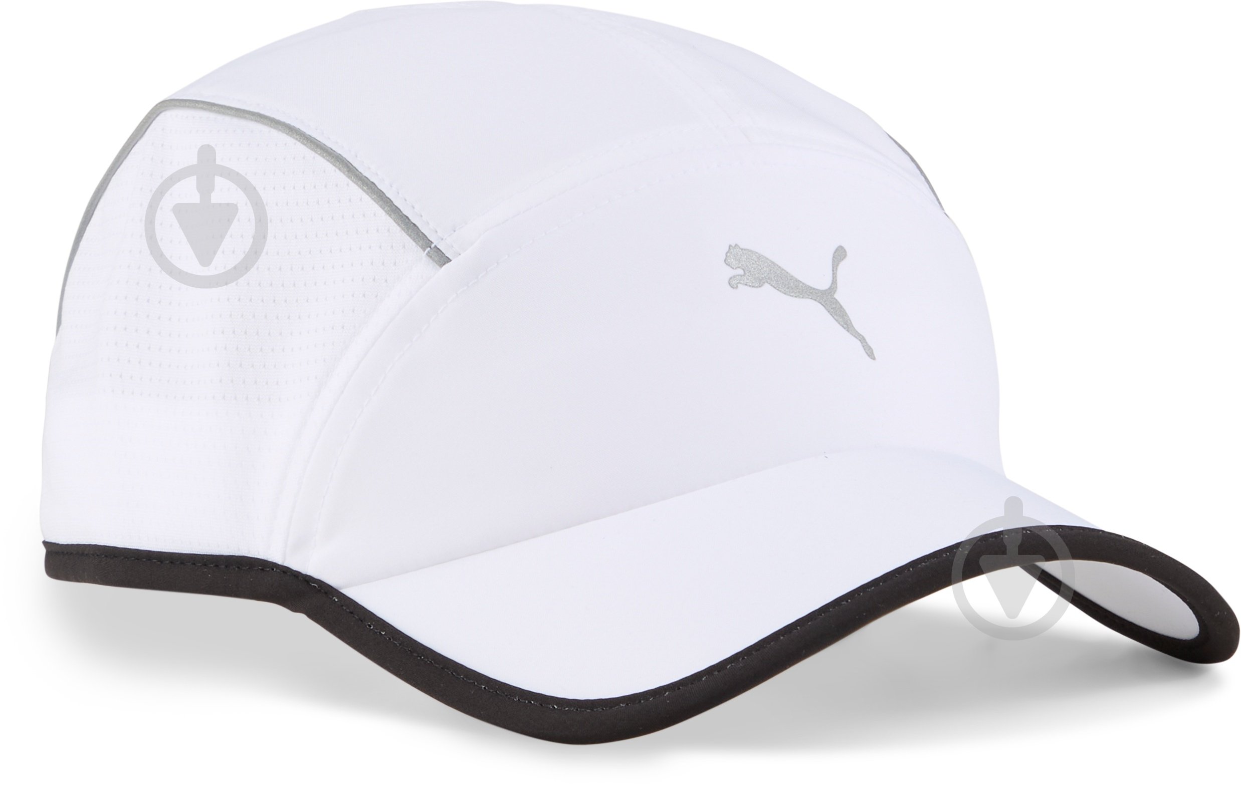Кепка Puma RUNNER SHORT VISOR 5 Panel Cap 02616702 os белый - фото 1