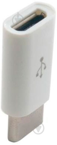 Адаптер EXTRADIGITAL micro USB to USB Type C белый (KBU1672) - фото 2