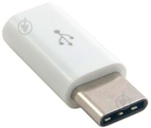 Адаптер EXTRADIGITAL micro USB to USB Type C белый (KBU1672) - фото 3