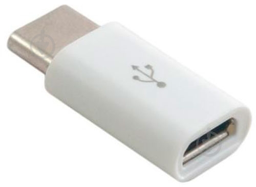 Адаптер EXTRADIGITAL micro USB to USB Type C белый (KBU1672) - фото 5
