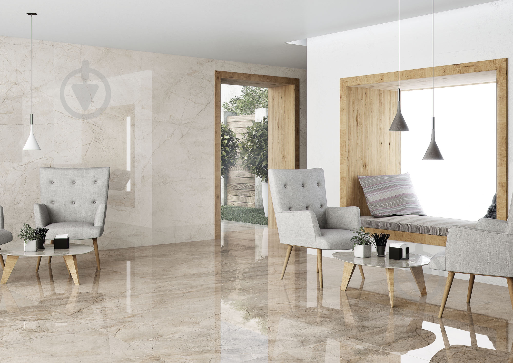 Плитка Cifre Egeo Ivory Pulido 120x260 см - фото 2