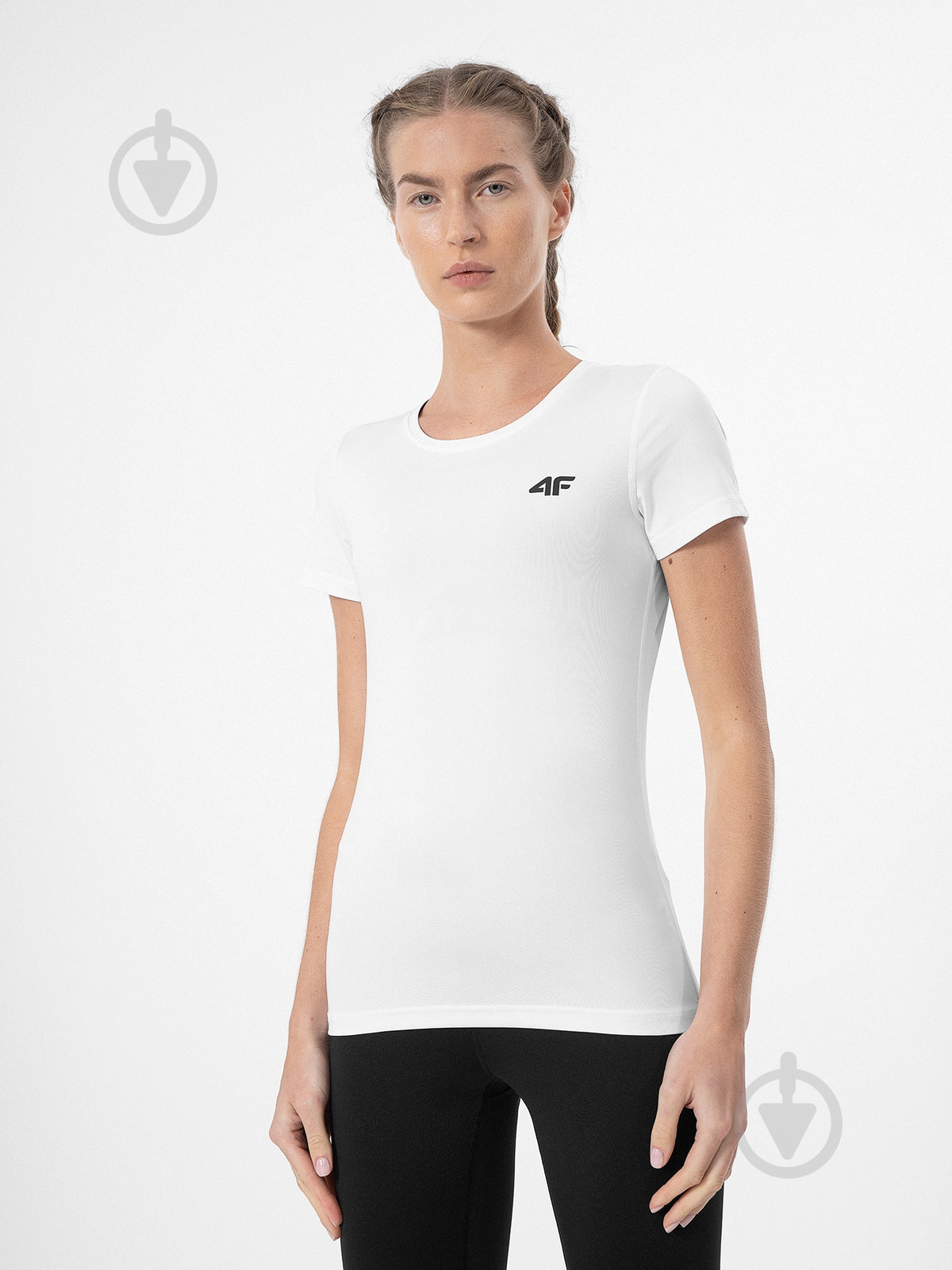 Футболка 4F TSHIRT FNK F261 4FSS23TFTSF261-10S р.S белый - фото 1