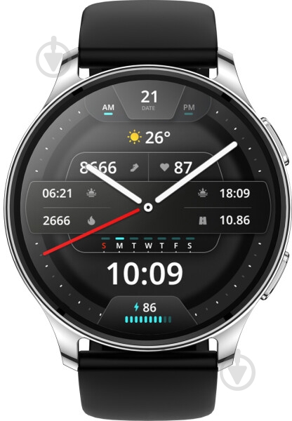 Смарт-годинник Amazfit Pop 3R silver (997951) - фото 1 Смарт-годинник Amazfit Pop 3R silver (997951) - фото 1
