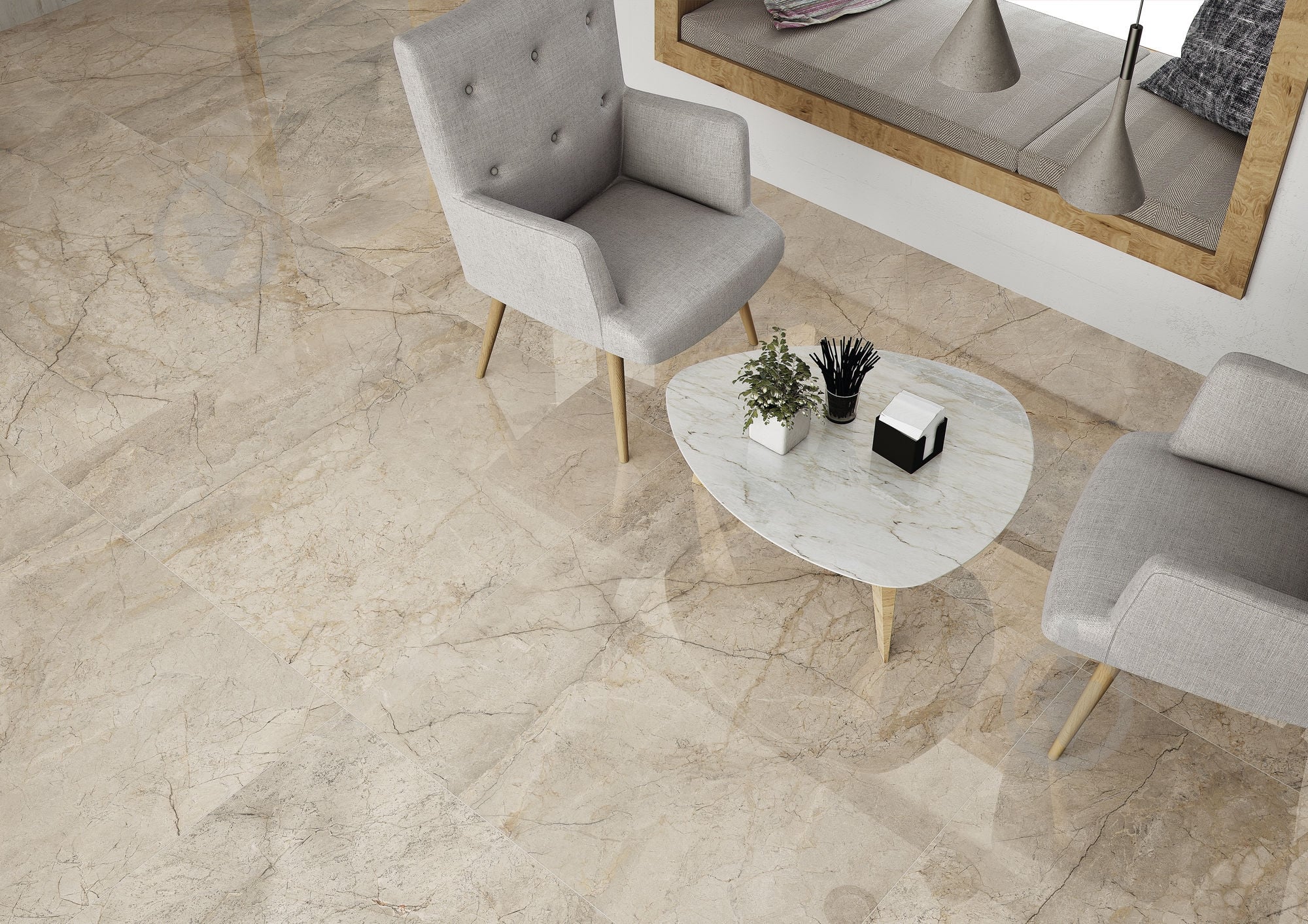 Плитка Cifre Egeo Cream Pulido 120x120 см - фото 3