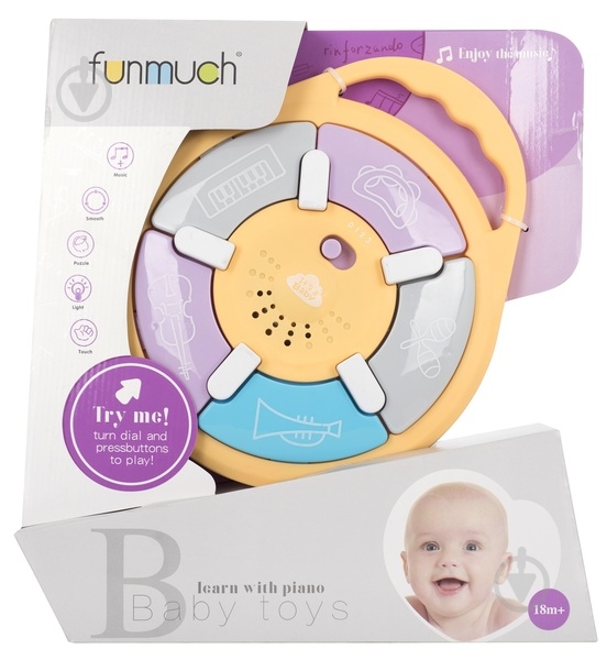 Игрушка музыкальная Funmuch Музыкальная панель FM777-19 - фото 2