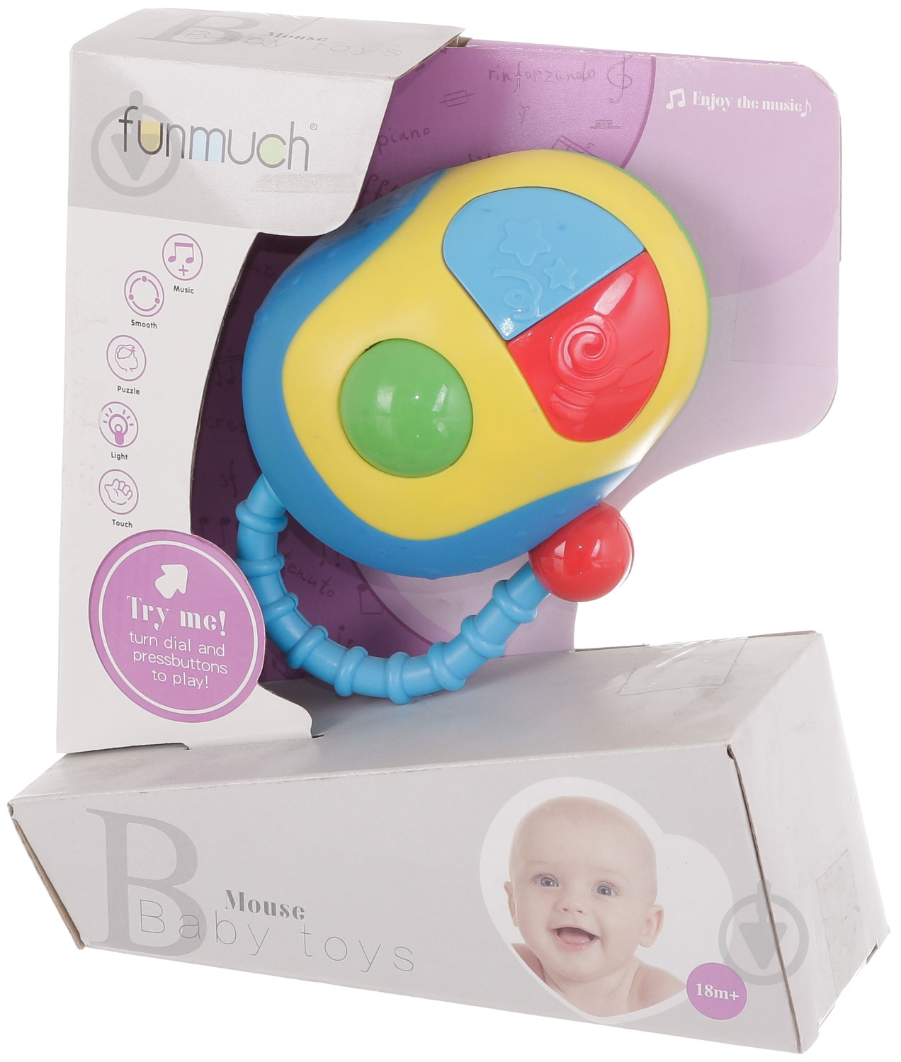 Игрушка музыкальная Funmuch Мышка FM777-14 - фото 6