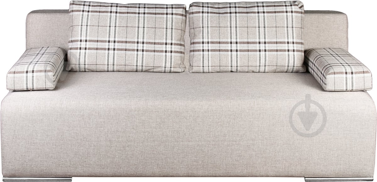 Диван прямий Берегиня Аполло клітинка мокко 1940x910x770 мм - фото 1