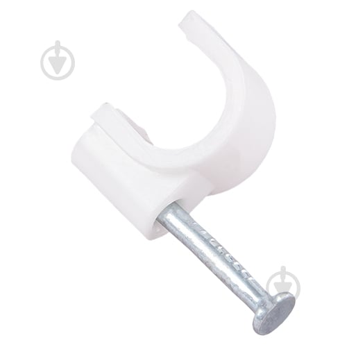 Скоба для круглого кабелю snapt 12 мм 250 шт. білий - фото 1 Скоба для круглого кабелю snapt 12 мм 250 шт. білий - фото 1