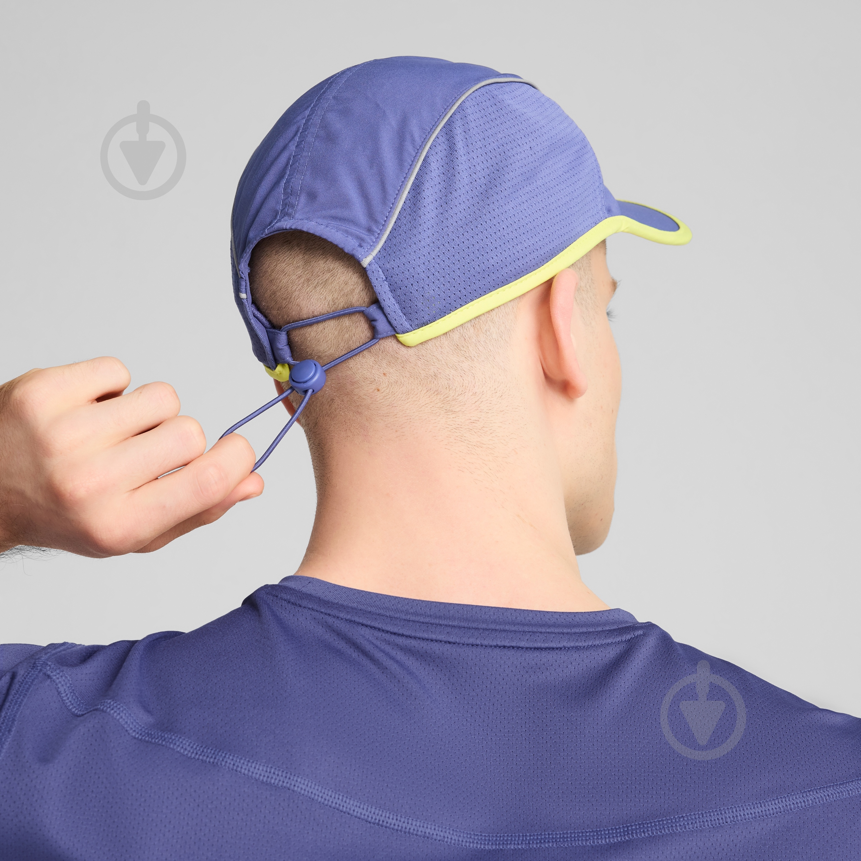 Кепка Puma RUNNER SHORT VISOR 5 Panel Cap 02616704 os фиолетовый - фото 4