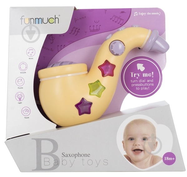 Игрушка музыкальная Funmuch Саксофон FM777-6 - фото 2