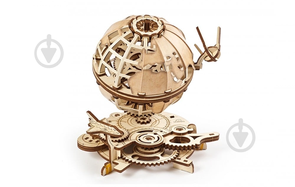 Дерев'яний 3D-конструктор UGEARS Глобус - фото 4
