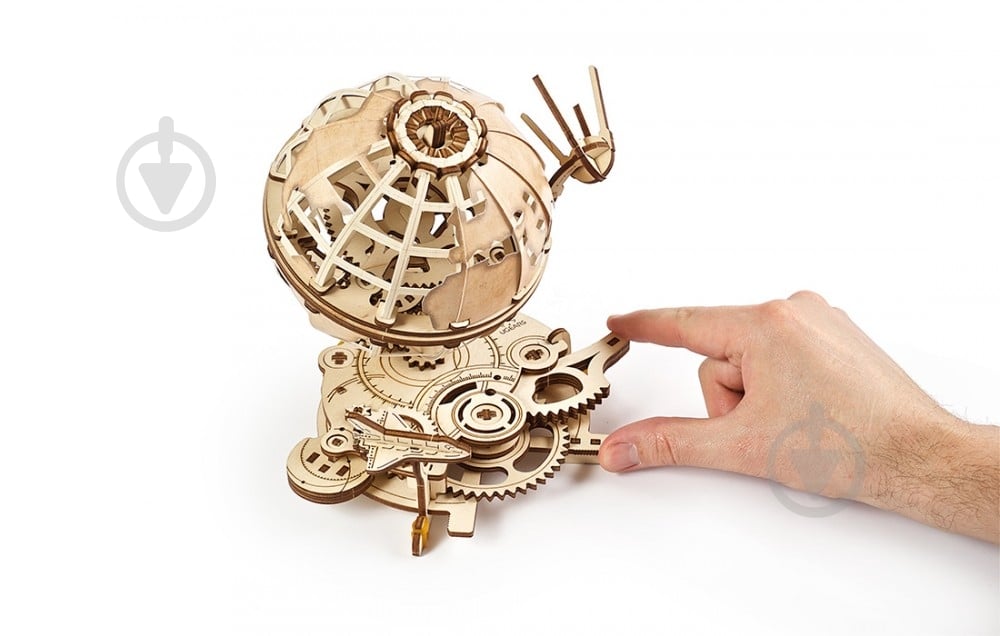 Дерев'яний 3D-конструктор UGEARS Глобус - фото 5