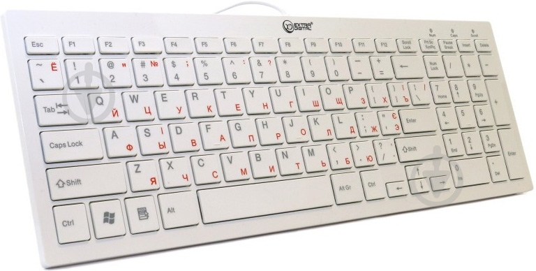 Клавиатура EXTRADIGITAL ED-K101 USB (KUS7108) white - фото 4 Клавиатура EXTRADIGITAL ED-K101 USB (KUS7108) white - фото 4