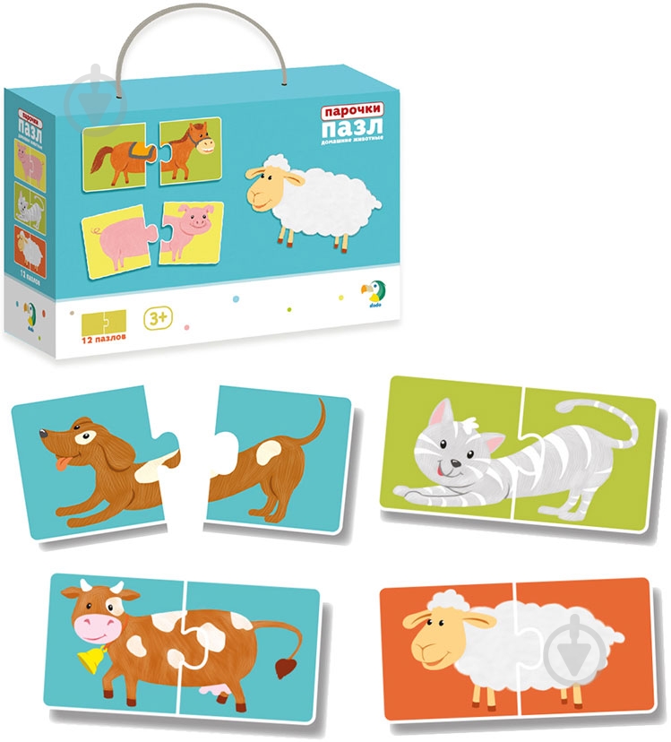 Пазлы DoDo Duo Улюблені тваринки 300115 - фото 2